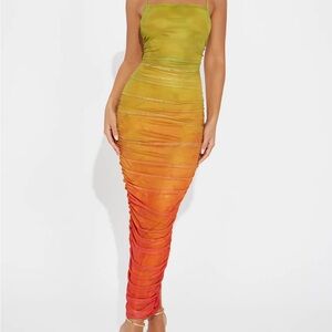 Elegant Gradient Dress